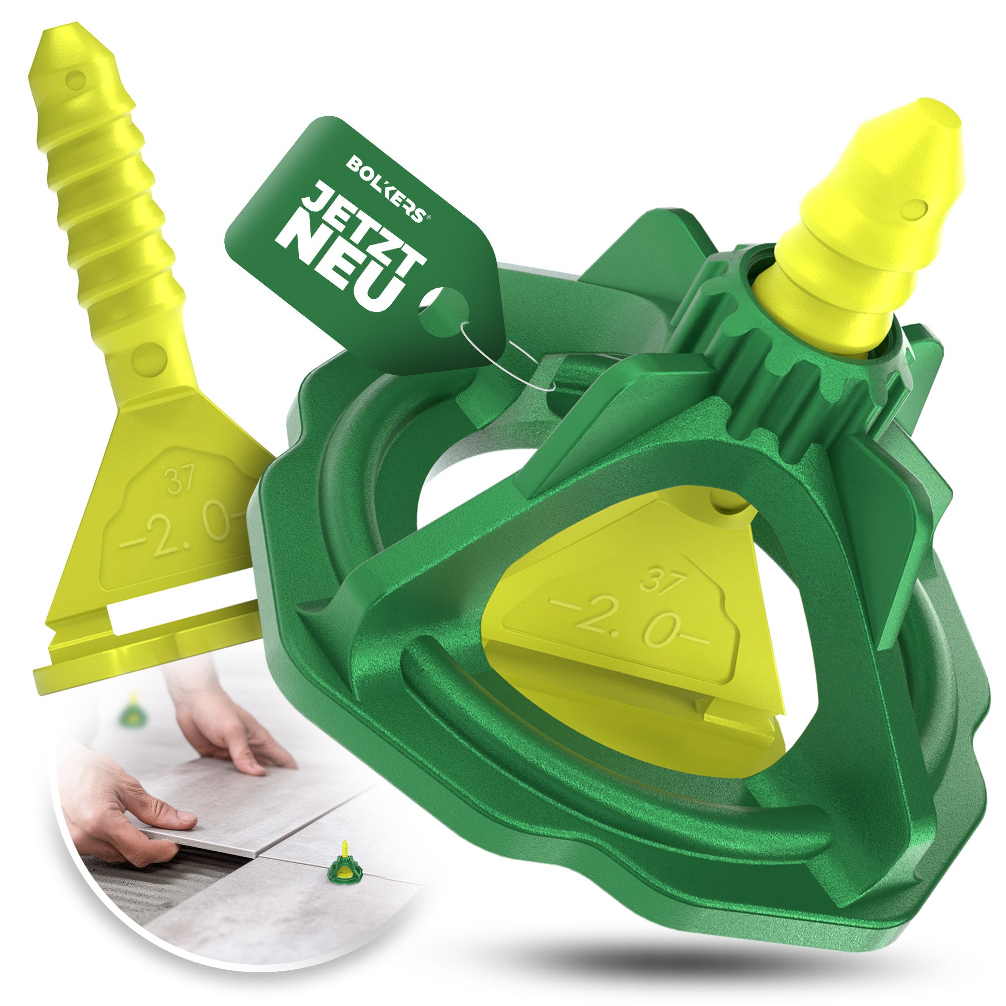 BOLKERS® ProLevel 2mm Fliesen Nivelliersystem