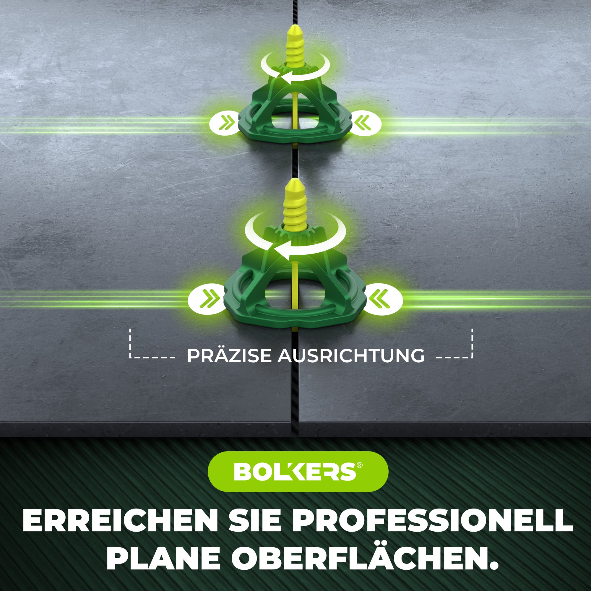 BOLKERS® ProLevel 2mm Fliesen Nivelliersystem